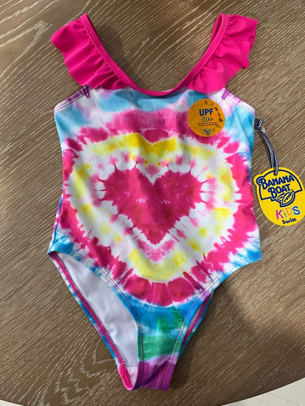 Toddler girl swimsuit size 5 upf 50+